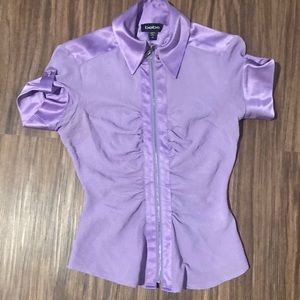 Bebe purple fitted top